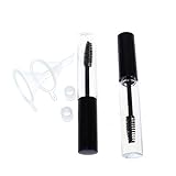 Lurrose Wimpern Rohr Leer 10 ml 2 TLG Nachfüllbar und Wimpernstab mit Trichter Transferpipetten Set 4p