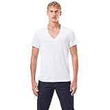 G-STAR RAW Herren T-Shirt Base Htr V T S/S 2-Pack, Weiß (White Solid 2020), Larg