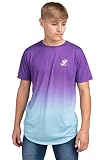 Illusive London T-Shirt Transient Fade, Violett / Blau, blau, 13-14 J