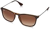 Ray-Ban Unisex Rb4187 Sonnenbrille, Braun (Gestell: braun (Havana), Gläserfarbe: braun verlauf 856/13), Medium (Herstellergröße: 54)