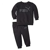 Puma MINICATS ESS Crew Jogger FL Trainingsanzug Sportanzug 846142 Schwarz, Bekleidung:104