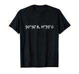 Jena Koordinaten Stadt Heimat Geschenk T-S