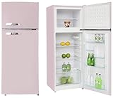 PKM Kühl-Gefrierkombination Höhe 140cm x Breite 55cm pink GK210S