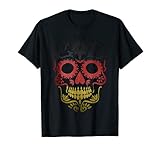 Ger Tag der Toten T-Shirt Sugar Skull Dia de los M