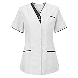 WENZHOU Kasacks Damen Pflege Bunt große größen Uniformen Schlupfkasack Berufsbekleidung Schlupfhemd Uniform mit Motiv Bunt Arzt Uniform Berufsbekleidung Krankenschwester Kleidung