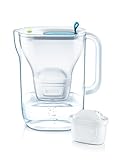 BRITA Style Wasserfilterkanne Kunststoff 26,5 x 11 x 27,5 cm, Kunststoff, blau, Offre spéciale 3 C