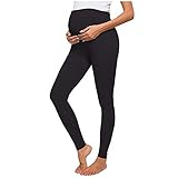 Damen Umstandsleggings Schwangerschaft Lang Schlafanzug/Yoga Hose Baumwolle Stillfunktion Pyjama Set Stillschlafanzug Kurzarm Stillshirt und Hosen Zweiteiliger Umstandsmode für Schwang