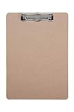 Schreibplatte 2392070 Maulbasic, Klemmbrett, DIN A4 hoch, Hartfaser-Holz,Recycelbar,8mmKlemmw