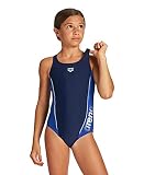 ARENA Mädchen G Thrice Jr Pro Back One Piece Swimsuit, Navy-royal-white, 152 EU