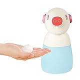 Automatischer Seifenspender Flasche Hände Desinfektionsspender Schaumseifenspender Bewegungssensor IPX3 wasserdichte Flüssigseifenspender für Badezimmer Küche (Blau)