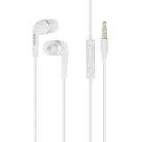 In-Ear-Kopfhörer, Stereo-Headset, Freisprecheinrichtung, mit 3,5-mm-Mikrofon, für Samsung Galaxy S7, S6 Edge Plus, S5 Mini, S4 I9500, S4 Mini I9190, Weiß, EHS64AVFWE