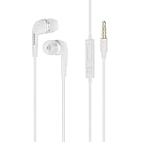 In-Ear-Kopfhörer, Stereo-Headset, Freisprecheinrichtung, mit 3,5-mm-Mikrofon, für Samsung Galaxy S7, S6 Edge Plus, S5 Mini, S4 I9500, S4 Mini I9190, Weiß, EHS64AVFWE