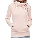 Ragwear Damen Sweatshirt Rylie Marina Light pink Hellrosa - L