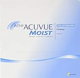 Acuvue 1-Day Moist For Astigmatism Tageslinsen weich, 90 Stück / BC 8.5 mm / DIA 14.5 mm / CYL -1.25 / ACHSE 50 / -0.5 Diop