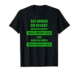 T-Shirt Für Wolfsburgfans - Sei Immer Wolfsburg Fan Sp
