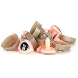 Puppenaugen, 10er Set Plastikpuppenaugen Mini für Zuhause(20X24MM)