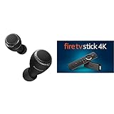 Panasonic RZ-S300WE-K True Wireless In-Ear Bluetooth Kopfhörer (Ultra Kompakt, Sprachsteuerung, kabellos, bis 30 h Akkulaufzeit) schwarz & Fire TV Stick 4K Ultra HD mit Alexa-Sprachfernbedienung