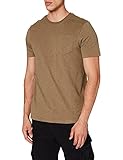 Superdry Mens M1011024A Authentic Cotton Tee, Moss Khaki, S