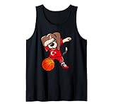 Dabbing Beagle Dog Türkei Trikot türkische Basketball Fans Art Tank Top