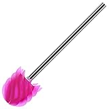 LOOMAID Silikon WC-Bürste mit Lotuseffekt – Made in Germany – Ersatz Klobürste, Toilettenbürste (Pink)