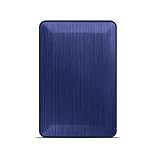 Mobile Festplatte, USB 3.0, Leichte Tragbare, Stoßfeste Anti-Herbst, Große Kapazität, HochgeschwindigkeitsüBertragung, Kompatibel mit Desktop, Laptop, Mac, Ps4,Blau-1TB