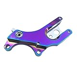 LZHI Tao Keine Scheibenbremse Feste Sitz Rennrennradscheibe Bremsklammer Wandlerrahmen Adapter Wandler Aluminiumlegierung Feste S