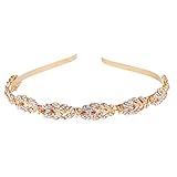 Sraeriot Briadal Strass Stirnband Hochzeits-Party Headwear Hair Accessoire für Frauen Schmuck für F