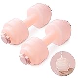 Tofern 2er Kurzhantel 1kg Dumbbell Set mit Wasser hanteln Gewichte Training für Aerobic, Gymnastik und Muskel Krafttraining im Fitnessstudio、tägliches Zuhause、 Büroumgebung、Reisen im F