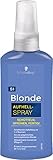 SCHWARZKOPF BLONDE Aufheller S1 Aufhellspray, Stufe 3, 3er Pack (3 x 125 ml)