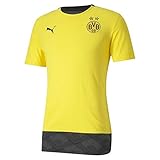 PUMA Borussia Dortmund Casuals T-Shirt Herren gelb/schwarz, XXXL