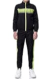 XRebel Kinder Junge Jogginganzug Sportanzug Modell W30 (Schwarz, 128-134(12))