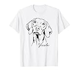 T-Shirt Vizsla Hund Hunde Shirt Geschenk Jäger Jag
