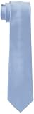 Seidensticker Krawatte 7cm breit einfarbig unifarben modern, Blau (14 uni hellblau), One S