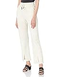 Desigual Womens Pintuck CAMO Casual Pants, White, S
