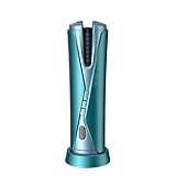 JPVNALZ Kabelloser automatischer Lockenwickler, LCD-Display, Temperatur, gelockt, Spirale, Crimpen, Waver, Lockenstab, Lockenwickler, rotierend (Farbe: Grün, Größe: 1)