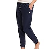 Tommy Hilfiger Damen Track Pant Schlafanzughose, Blau, X-Small (Herstellergröße:)