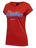 hummel Damen HML Sofia S/S T-Shirt, Fiery Red, XS
