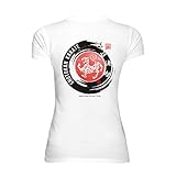 Dirty Ray Kampfsport Shotokan Karate Damen Kurzarm T-Shirt DT41D (M)