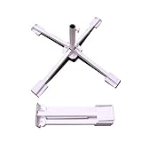 circulor Sonnenschirmständer Befüllbar, Sonnenschirm Basis Faltkreuz Regenschirm Außenschirm Fester Regenschirm Sitzend Tragbar Vierbeinig Faltb