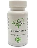 VitaraOne Hyaluronsäure / hohe Bioverfügbarkeit/ hochdosiert 60mg pro Kapsel / 60 Kapseln pro Dose / reicht für 2 M