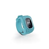 EASYmaxx Kinder Smart Watch Mit GPS Funktion | Smartwatch Für Jungen Und Mädchen Mit GPS, SOS Telefon, Standortlokalisierung, Tracker | Elektrisches Digital Armband Ohne Handy verwendbar (Blau)