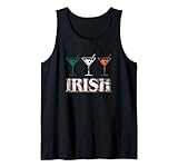 Irischer Martini-Liebhaber, St. Patricks Day Tank Top