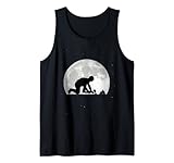 Stein Mond Pflasterer Steinsetzer Steinleger Tank Top