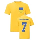 Generic Andriy Shevchenko Ukraine National Hero Tee (Yellow)