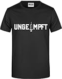 UNGeimpft T-Shirt gegen Corona Cooles Fun Shirt Sprüche Anti Lockdown Shirt (XXXXL)