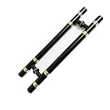 LJBP Schiebetür Handgriff Modern Duschtürgriff mit Beschlägen, Innen, Außen Schiebegriffstange Ziehen für Hotel/Villa/Büro/Studio, Schwarz (Size : 120cm/47.2in)