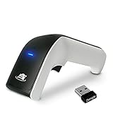 ScanAvenger Drahtloser 2D-Bluetooth-Barcode-Scanner 3-in-1-Handscanne kabellos wiederaufladbar 1D und 2D Scan Pistole für Inventurverwaltung tragbar mit USB-Barcode/QR-Code-Leseg