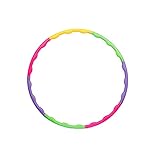 Leicht zu tragen Hula Hoop Kinder Erwachsene Mit Gewicht Abnehmbares Design Hula Hoop Reifen Erwachsene Anfänger für Erwachsene oder Kinder ab 4 Jahren Training Sport & Spielen Fitness und Training