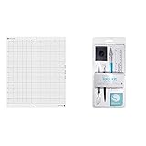 Silhouette CUT-MAT-12-3T Cutting Mat für Cameo 30cm x 30cm & 5Pc. Tool Kit Erkzeugset für Hobbyplotter, acryl, Weiß, U