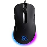 Newskill Gaming-Maus mit optischem Sensor (6200 DPI), seitlicher Taste mit Schnappfunktion und RGB-Beleuchtung